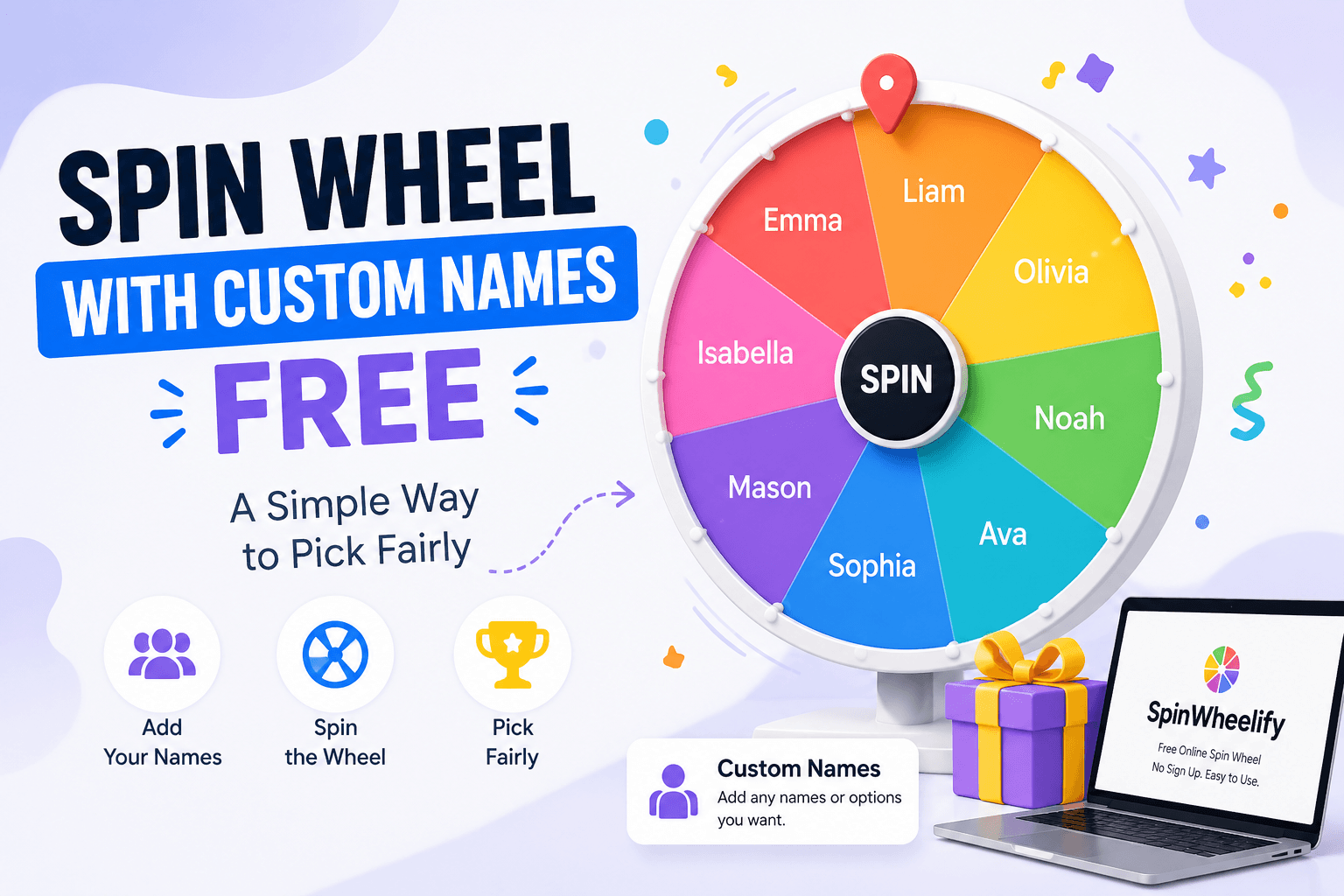 Spin Wheel With Custom Names Free: A Simple Way to Pick Fairly